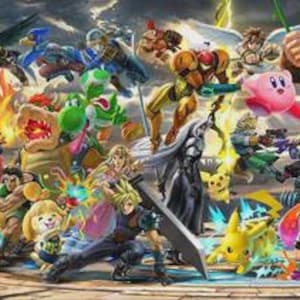 Ultra Large Smash Brothers Ultimate Sora Final Long Poster - Free Shipping