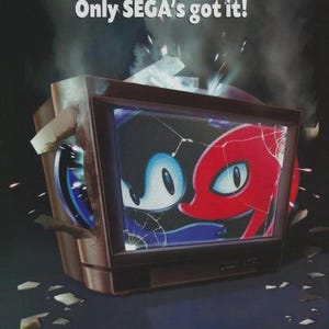 SEGA 90&#39;ss Retro Promotional Poster - Free Shipping