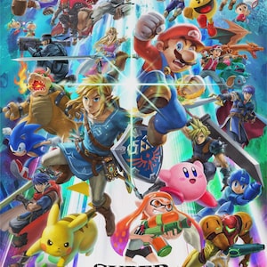 Smash Brothers Ultimate Poster - Free Shipping