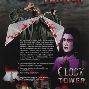 Clock Tower Promotional Poster - Free Shipping