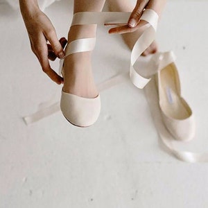 Bridal Ballet Flats Etsy