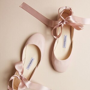 Blush ballet pumps clearance
