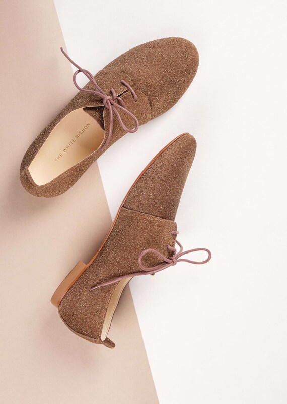 Gold Derby Shoes Leather Oxford Shoes Gold Flat Shoes Saddle Shoes in Goldamira in Gold Sparkle Etsy
