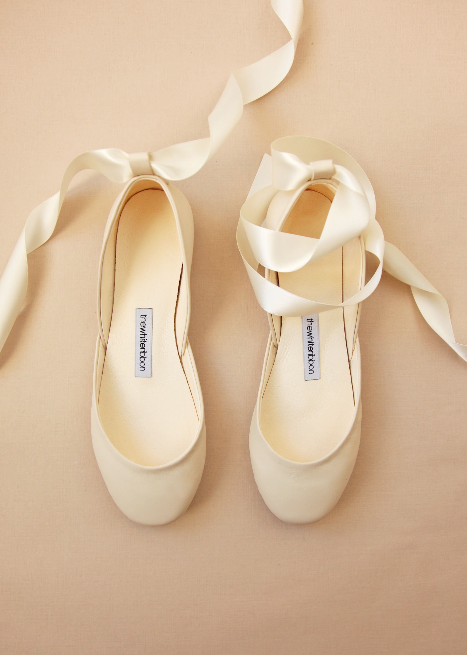 the bridal ballet flats | wedding shoes with satin ribbons | ivory leather bridal flats | vanilla ivory | ready to ship the bridal ballet flats | wedding shoes with satin ribbons | ivory leather bridal flats | vanilla ivory | ready to ship