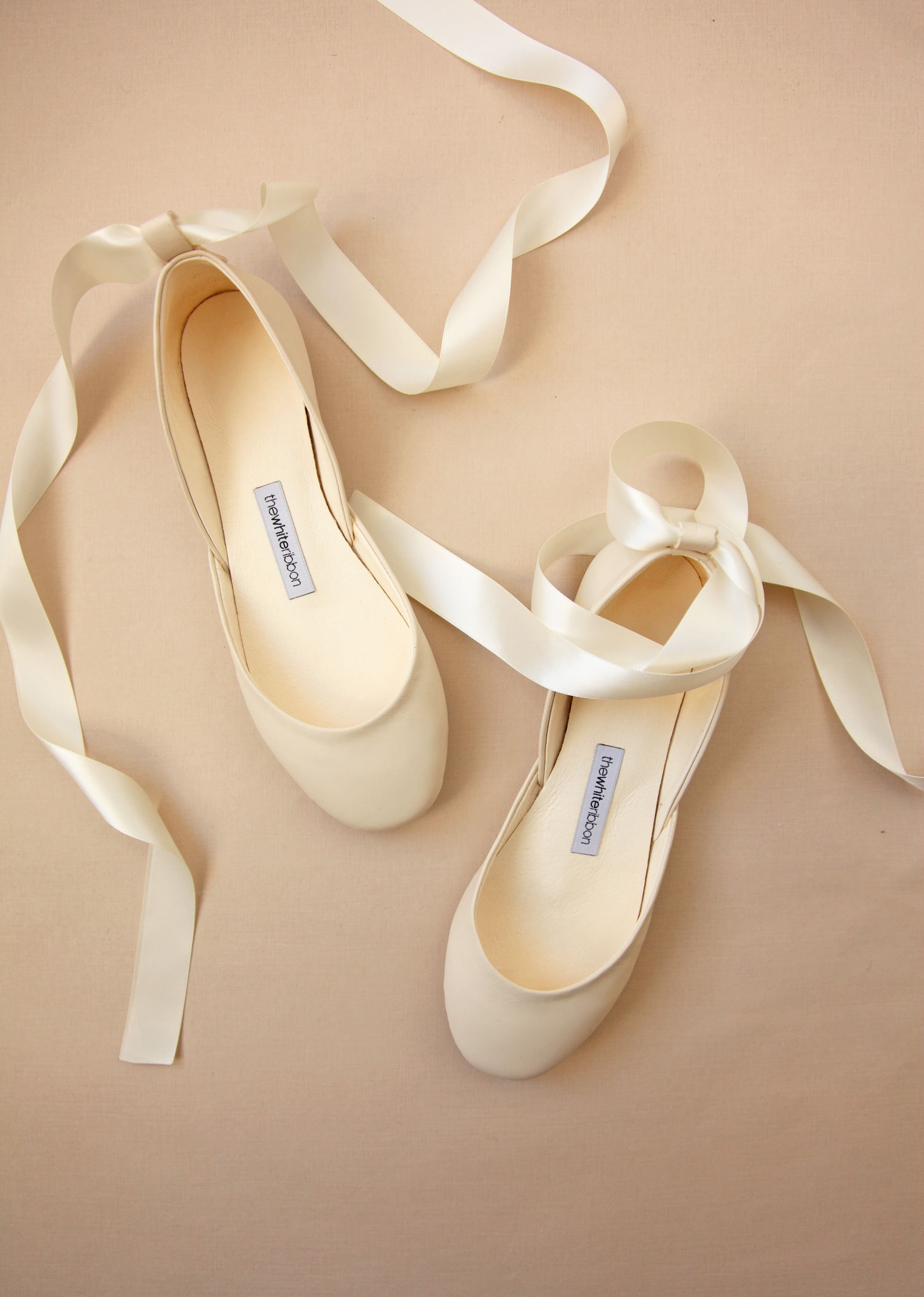 the bridal ballet flats | wedding shoes with satin ribbons | ivory leather bridal flats | vanilla ivory | ready to ship the bridal ballet flats | wedding shoes with satin ribbons | ivory leather bridal flats | vanilla ivory | ready to ship
