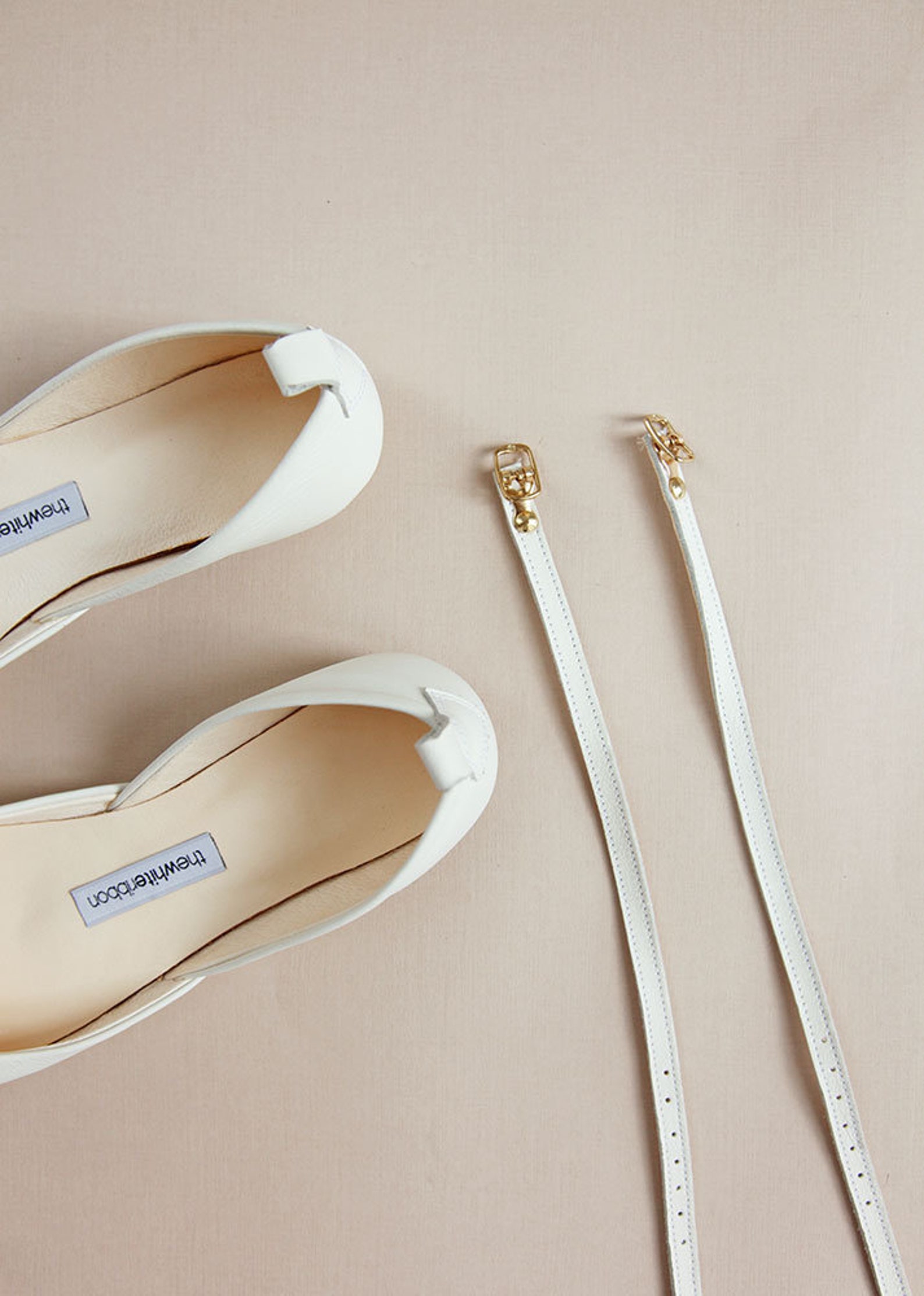 the wedding shoes | custom bridal ballet flats | ivory white pearl bridal shoes | satin and french lace | made to order