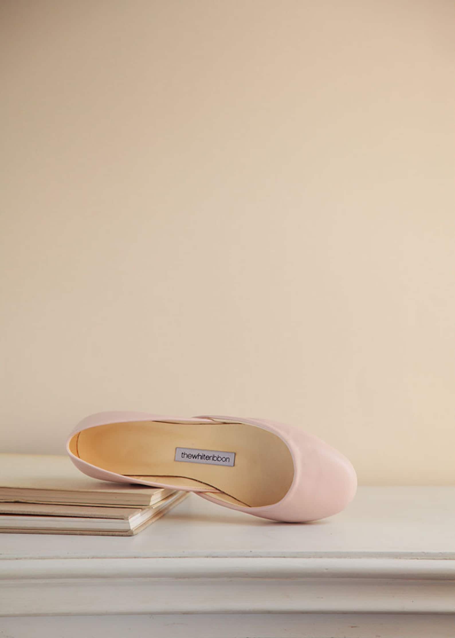the classic ballet flats in blush | pointe style shoes | blush | ready to ship