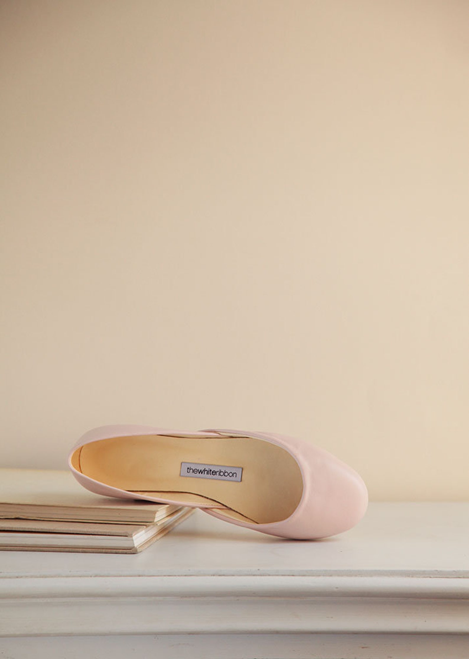 the classic ballet flats in blush | pointe style shoes | blush | ready to ship