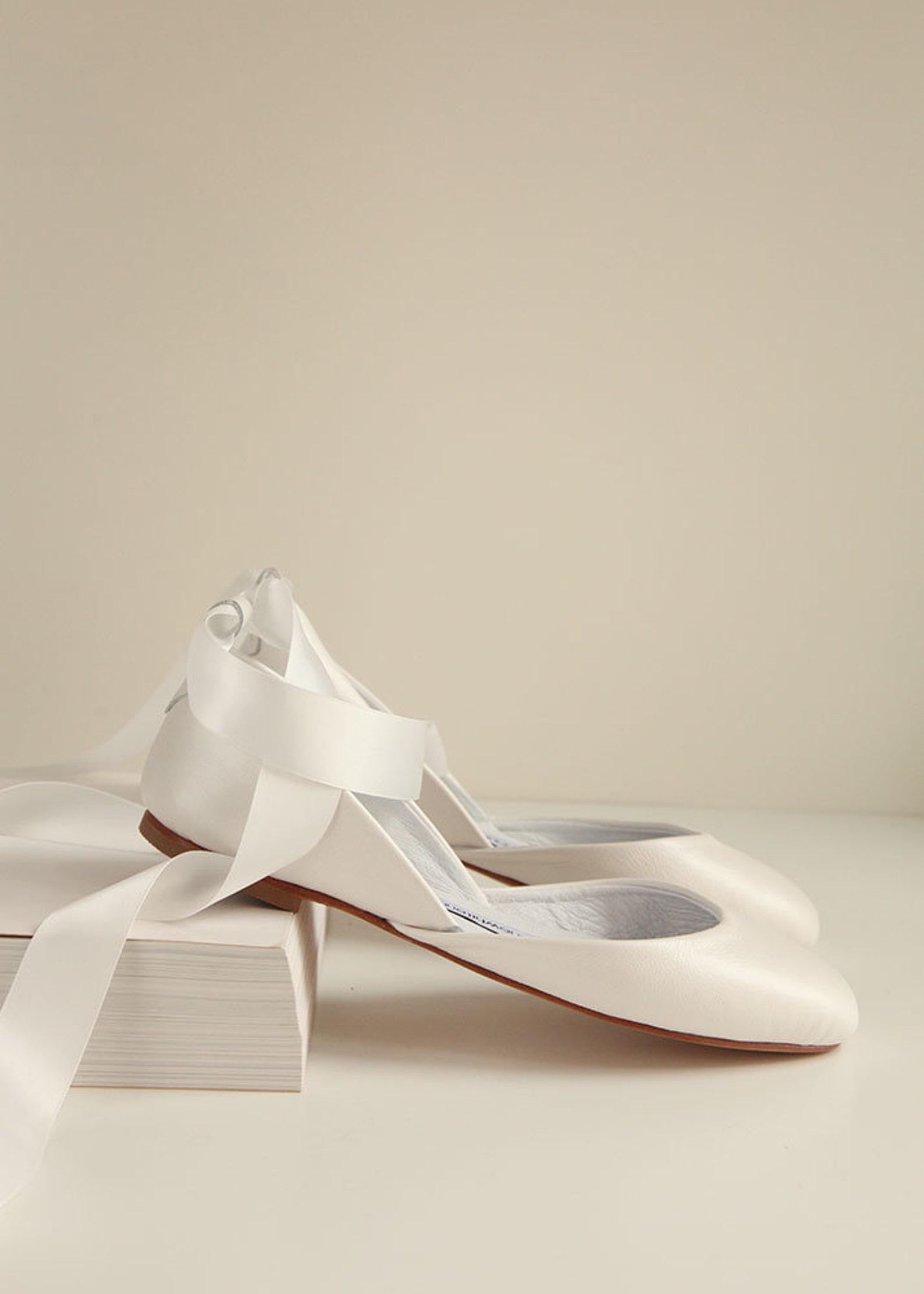 the wedding shoes | custom bridal ballet flats | ivory white pearl bridal shoes | satin and french lace | made to order