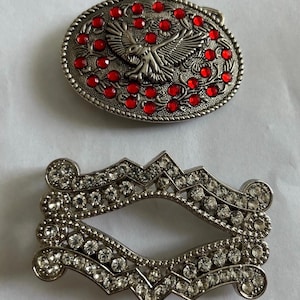 90s Rhinestone Belt - Etsy display picture 1
