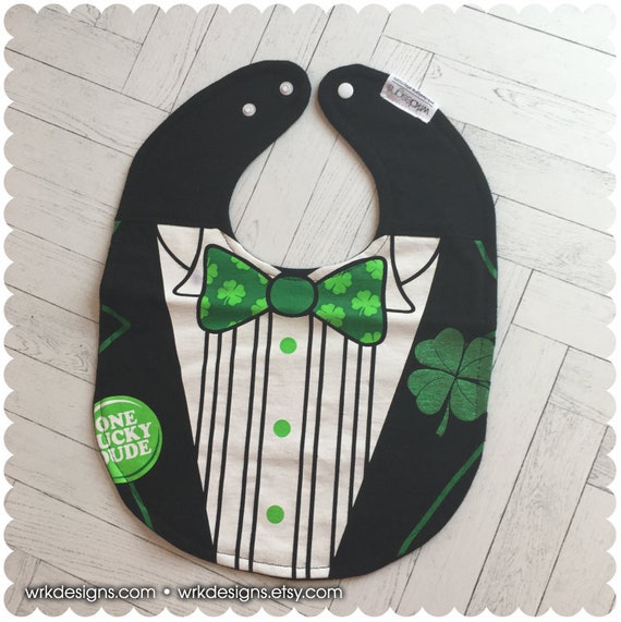 tuxedo baby bib