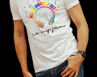 Camiseta de concienciación sobre la neurodiversidad: apoyo al autismo, ropa inclusiva