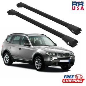 Roof Rack Cross Bars for BMW X3 E83 2003-2010 Black WingBar