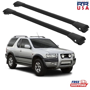 Roof Rack Cross Bars for Opel Frontera B 1998-2004 Black WingBar