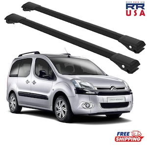 Roof Rack Cross Bars for Citroen Berlingo II 2008-2012 Black WingBar