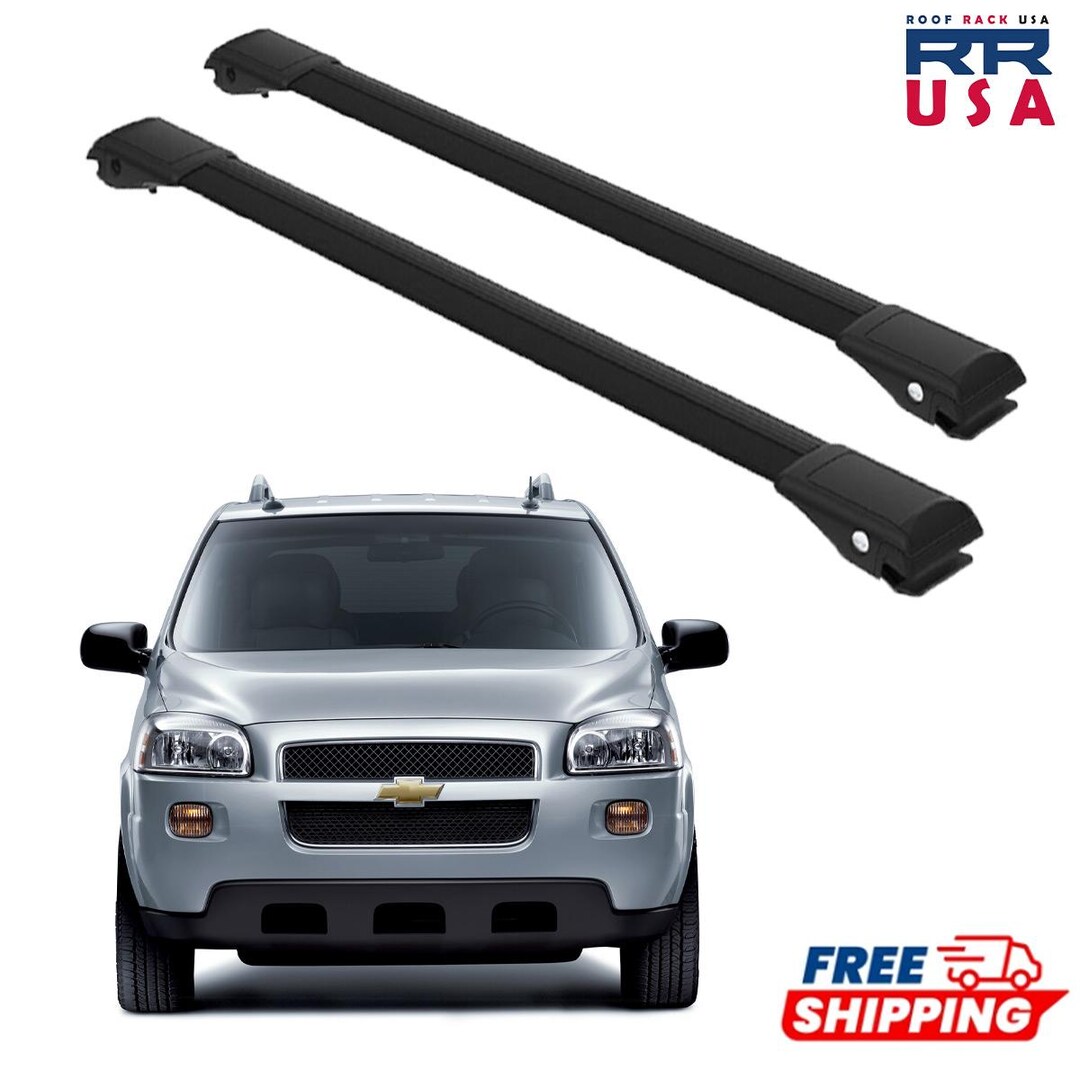 Roof Rack Cross Bars for Chevrolet Uplander 2005-2009 Black Wingbar - Etsy