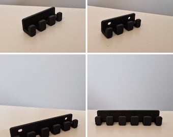 Lot de 4 supports de câbles | Organiseurs de câbles muraux et de bureau | Conception d'impression 3D sans assistance