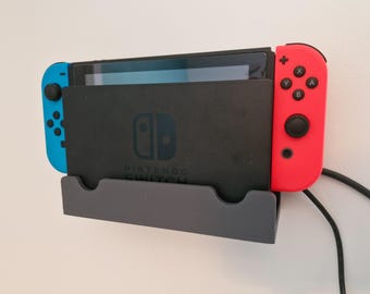 3D Printable Nintendo Switch Dock Wall Bracket | STL File for Console Holder
