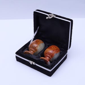 Handcrafted Marble Onyx Wine Glass set of 2 in 2 shades – Elegant Stone Stemware for Weddings, Parties, Gifts & Home Décor.