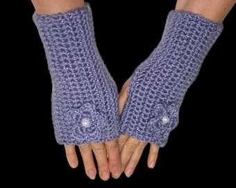 Marys Crochet Fingeless Gloves PDF Pattern