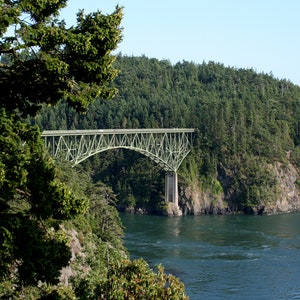 Deception Pass Bridge Photograph Digital Download