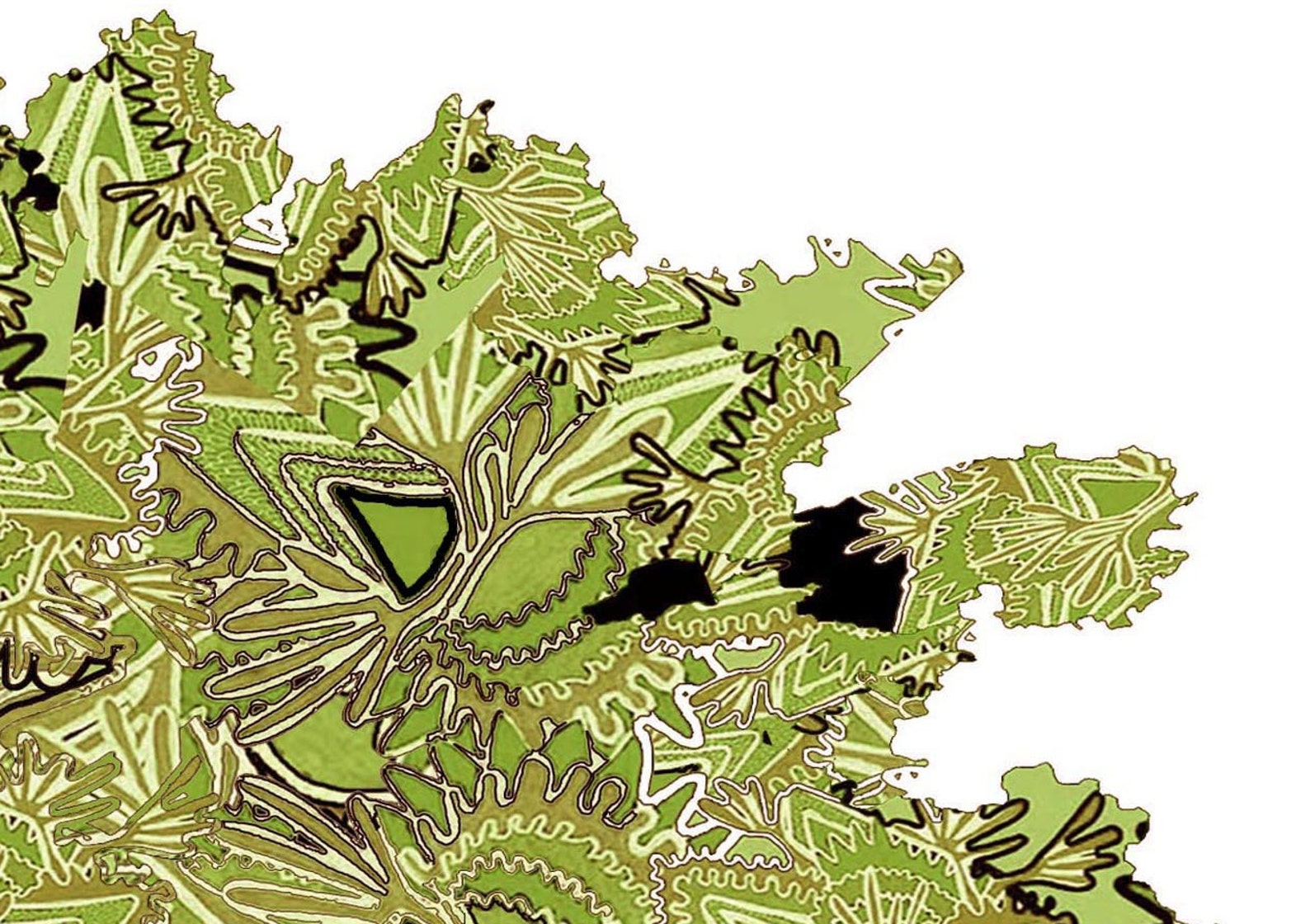 Abstract Tree Painting, Modern Tree Art, Gallery Wrapped Canvas, Swirly