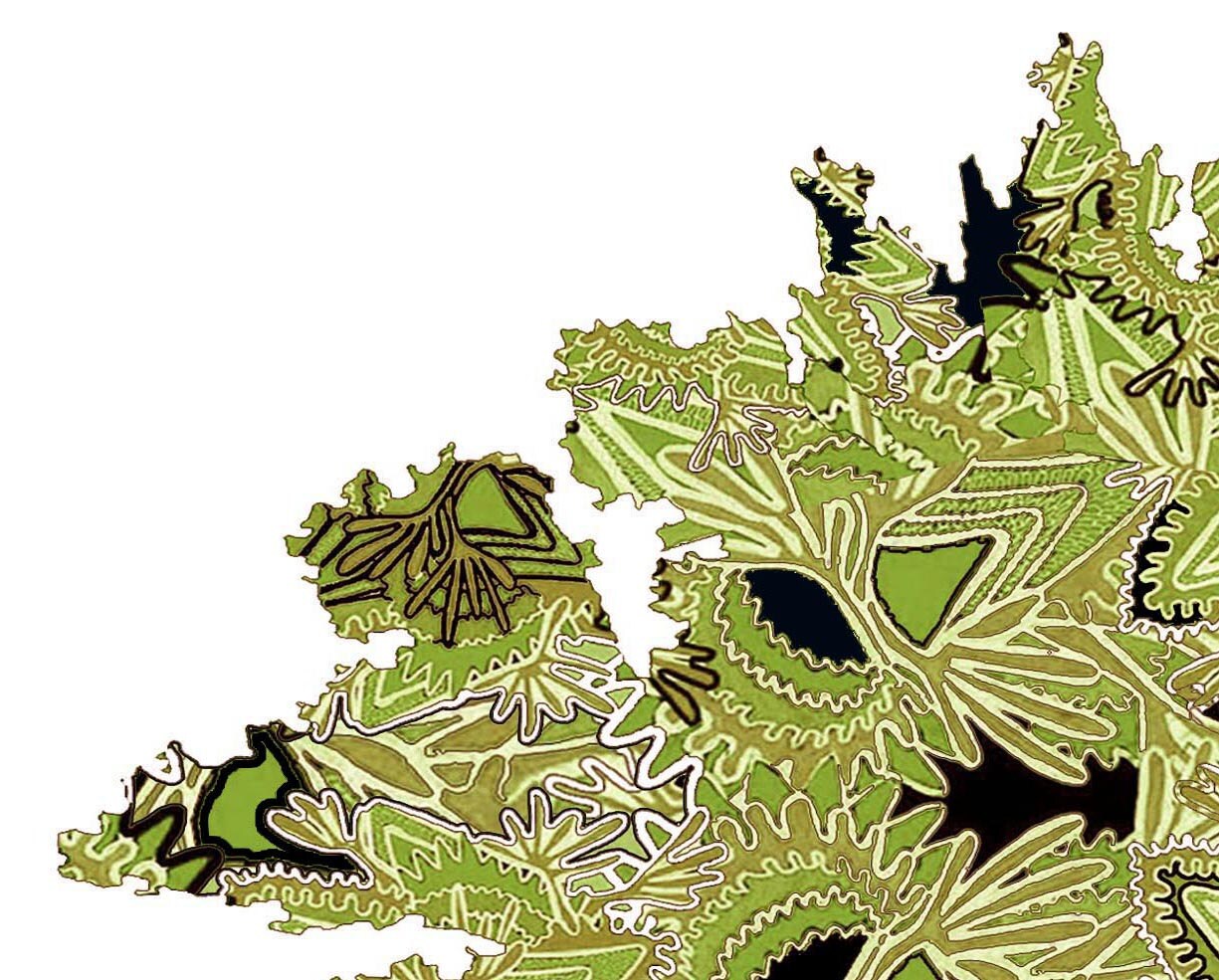 Abstract Tree Painting, Modern Tree Art, Gallery Wrapped Canvas, Swirly