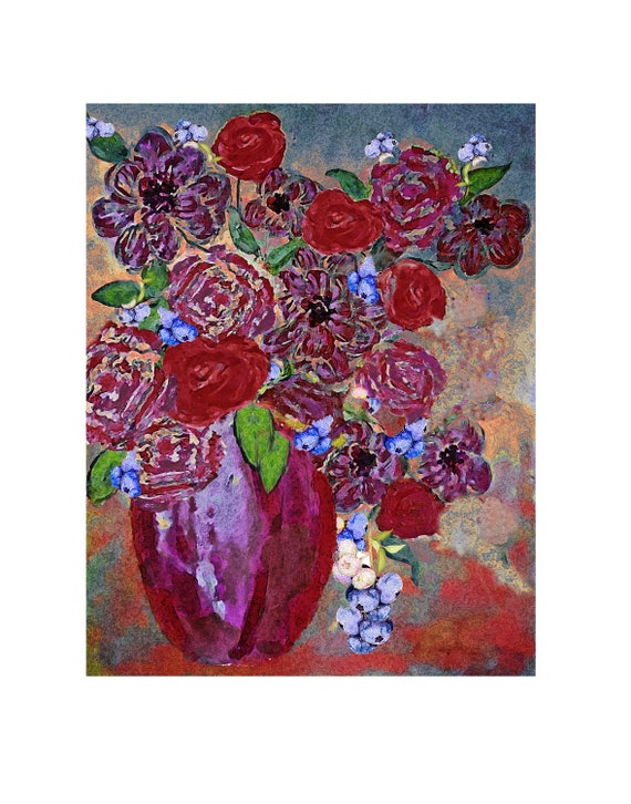 Pop Art Bouquet Paintings by Susie Kunzelman Van Gogh Style Paintings Impressionism Flowers Painting Impressionistic Floral Painting Pop Art Bouquet Paintings by Susie Kunzelman Van Gogh Style Paintings Impressionism Flowers Painting Impressionistic Floral Painting