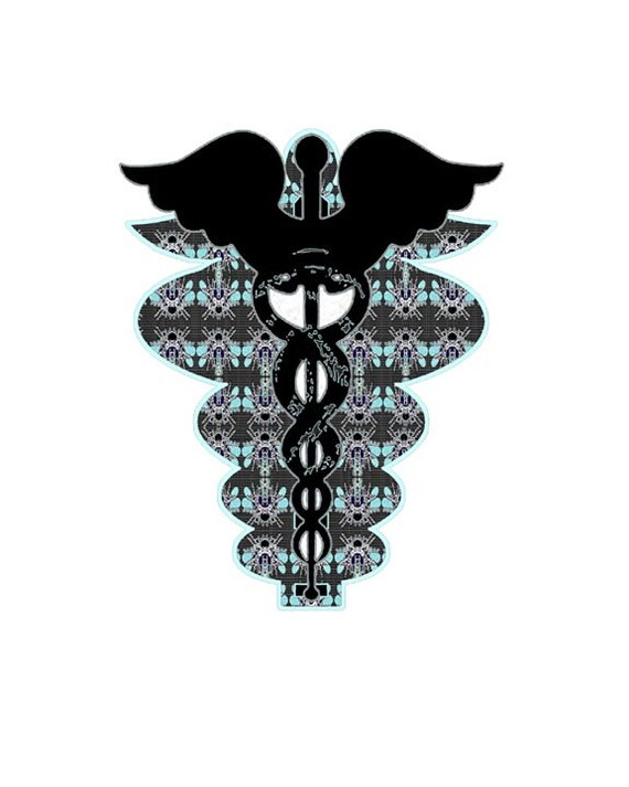 caduceus symbol medical art