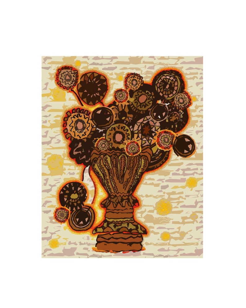 Wall Art for Bachelor Masculine Wall Art Brown and Black | Etsy