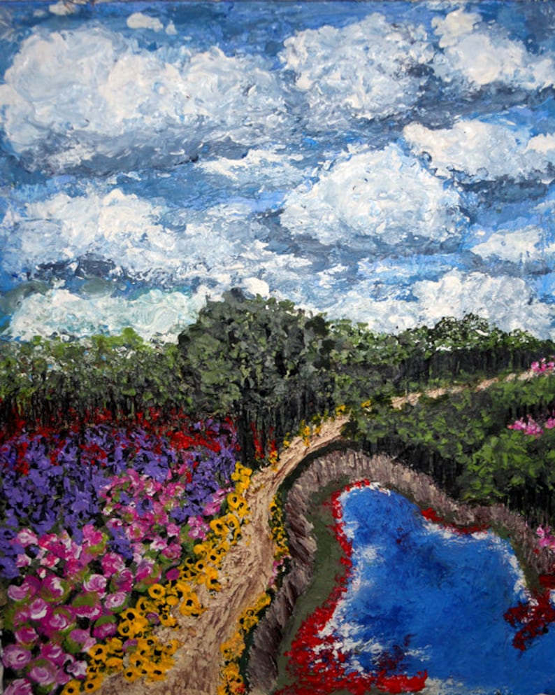 Van Gogh Style IMPRESSIONIST ARTIST Impressionist Painting Impressionism Landscape Paintings by Susie Kunzelman Impressionist Landscape