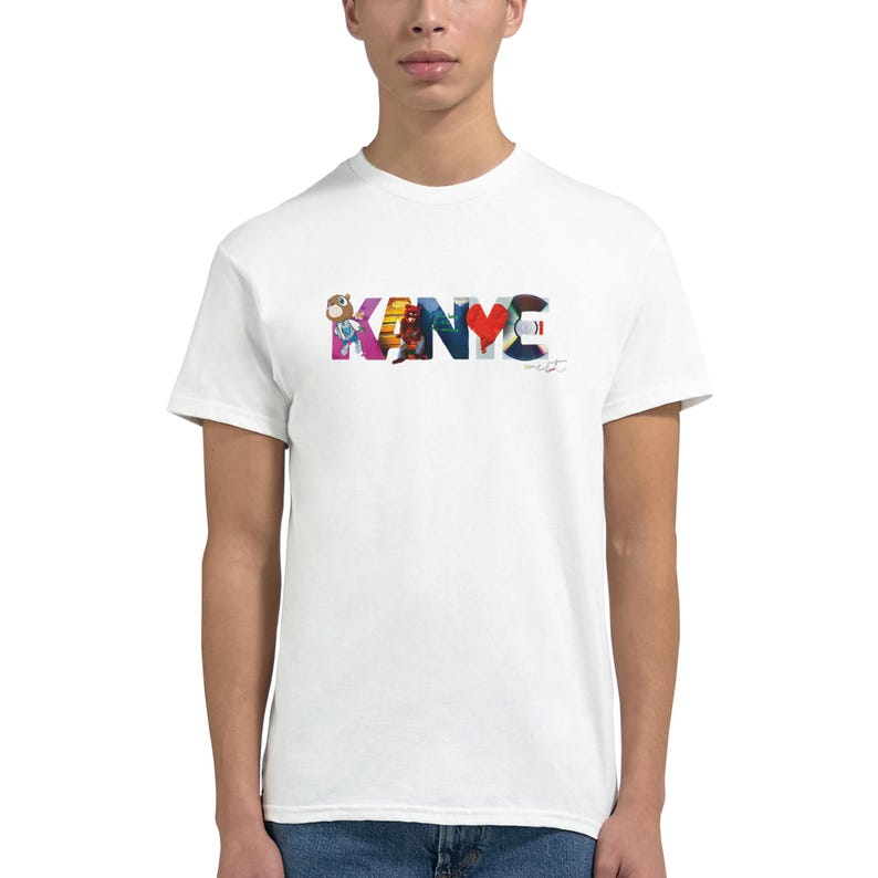 Kanye West Shirt, Ye Album Cover Graphic Tee, Hip Hop Streetwear Apparel, Graduation Bear, 808s Yeezus Rap Music Merch, Vintage Bootleg image 4