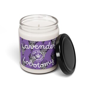 Relaxing Witchy Lavender Soy Candle, Aromatherapy Candle, Home Decor, Unique, Self-Care Gift, Spa Candle for Relaxation, Anxiety Relief