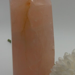 Rose Quartz Towers – 5 inch 418–506g Polished Points from Madagascar | Stone of Love, Heart Chakra, Calming Energy