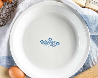Vintage Corningware Blue Cornflower Loaf Pan | Pyroceram Bakeware