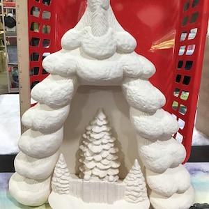 Winter Tree Scene- lighted, ready to paint- read description before purchase Shipping Included-H659ACH639
