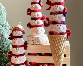 Ice Cream Cone ornament-UNPAINTED please read policies before ordering