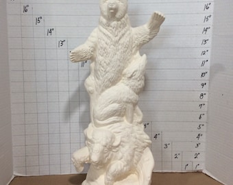 Wildlife totem - Unpainted- please read description before purchasing- #2320