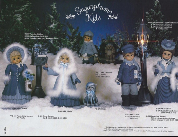 Lang＆Wise Special Friends 人形 クリスマスキャロル Large Unpainted Ceramic Christmas Caroler Set With Lighted Lamp