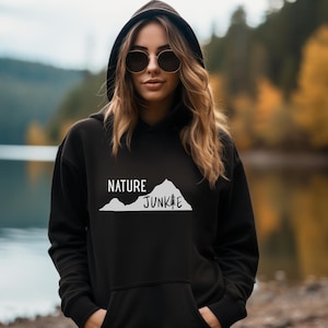 Nature Hoodie, Mountain Adventure Sweatshirt, Hiking Apparel, Mountain Hoodie, Outdoorsy Hoodie, Cozy Camping Sweatshirt, Earth Day Shirt