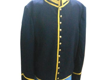 thumbnail image 2 of Civil War Union Cavalry Yellow Wool Shell Jacket - St Louis Depot Mounted Services 2 of 6