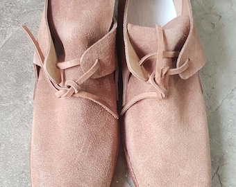 16th-17th Century Shoes, Leather Latchet Shoes