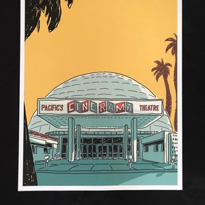 Pacific's Cinerama Theatre yellow