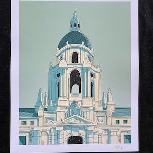 Pasadena City Hall-Blue