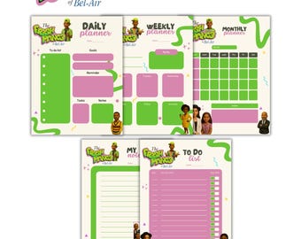 Fresh Prince Inspired Printable Planner | 90s Hip-Hop Themed Daily & Weekly Organizer