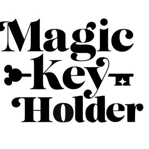 Magic Key Holder Vinyl Sticker