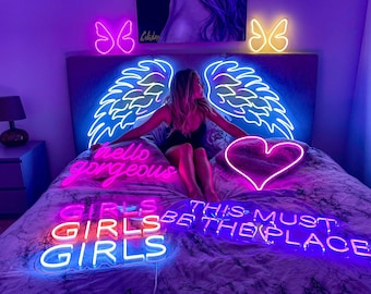 Aangepaste led-neonverlichting | Gepersonaliseerde muurkunst, winkellogo