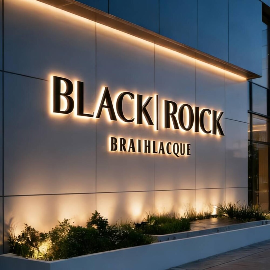 Custom 3D LED Backlit Business Sign, Acrylic Illuminated Storefront ...