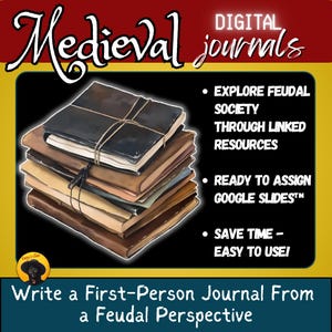 Medieval Journal Project: Digital Slides Activity for Students (PDF Download