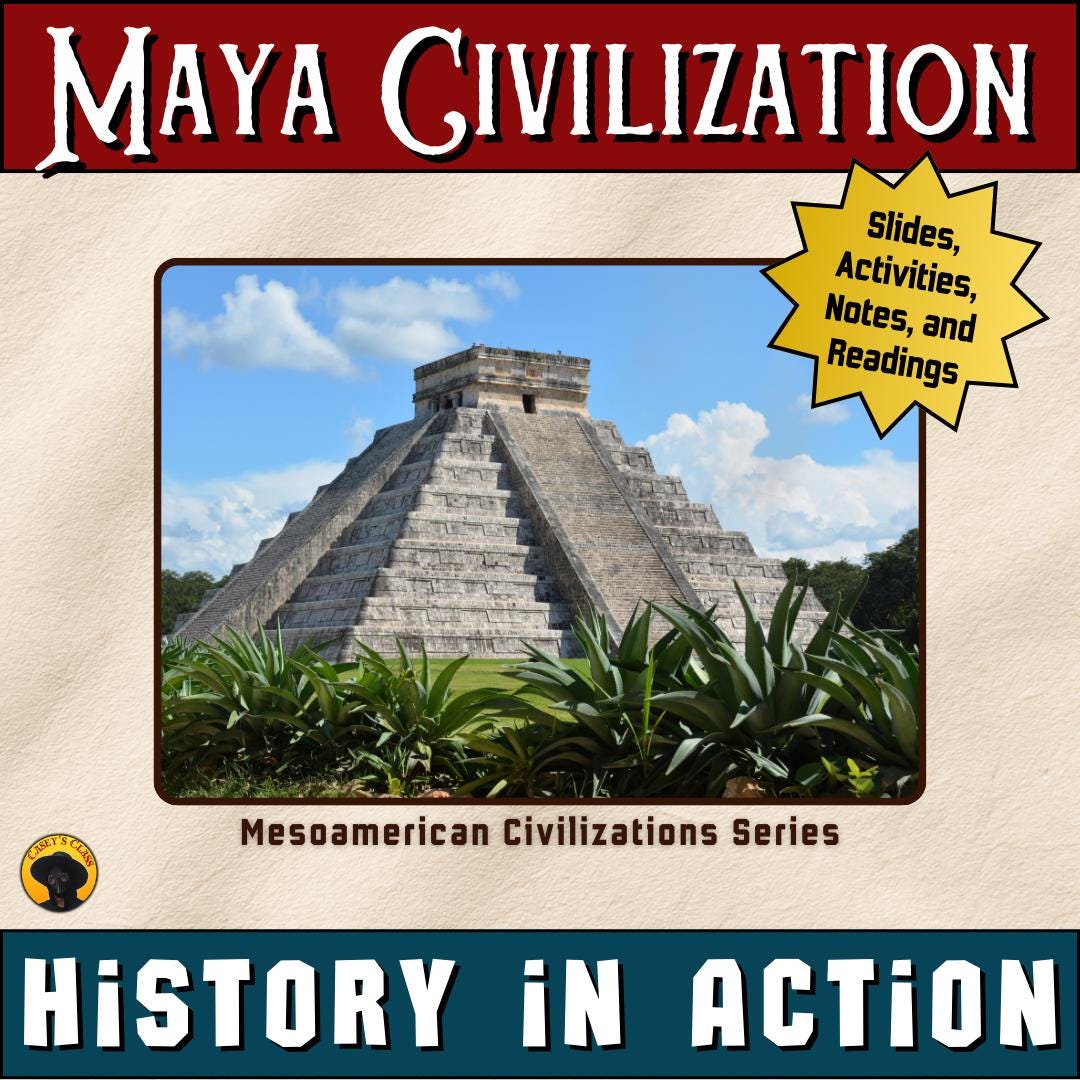 Maya Civilization Lesson | Maya Empire History Slides, Activities ...